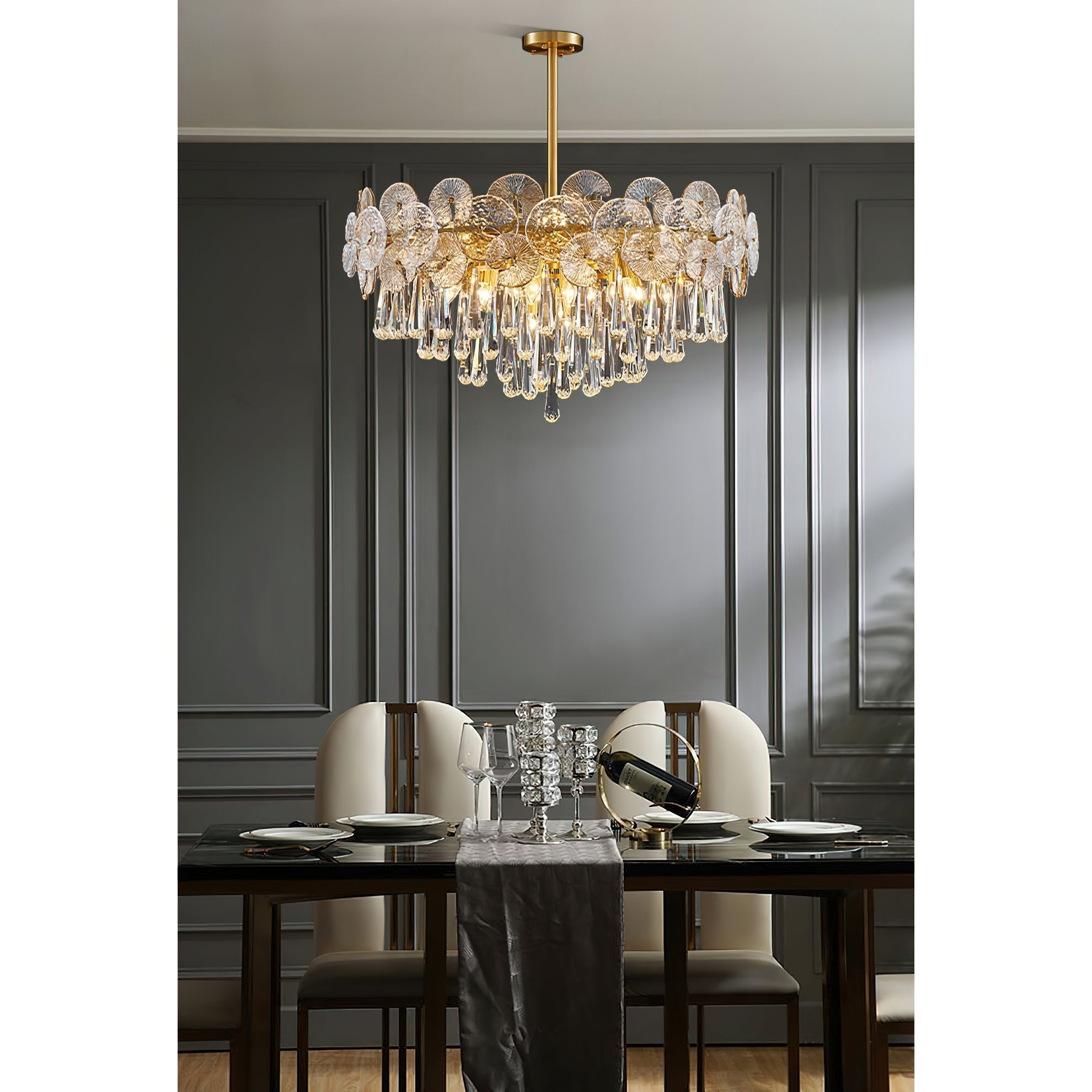 Caeluvyo Luxury Elegance Crystal Chandelier - Letslighting