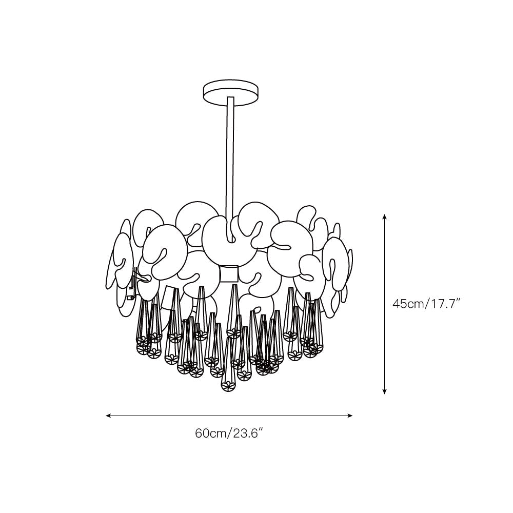 Caeluvyo Luxury Elegance Crystal Chandelier - Letslighting