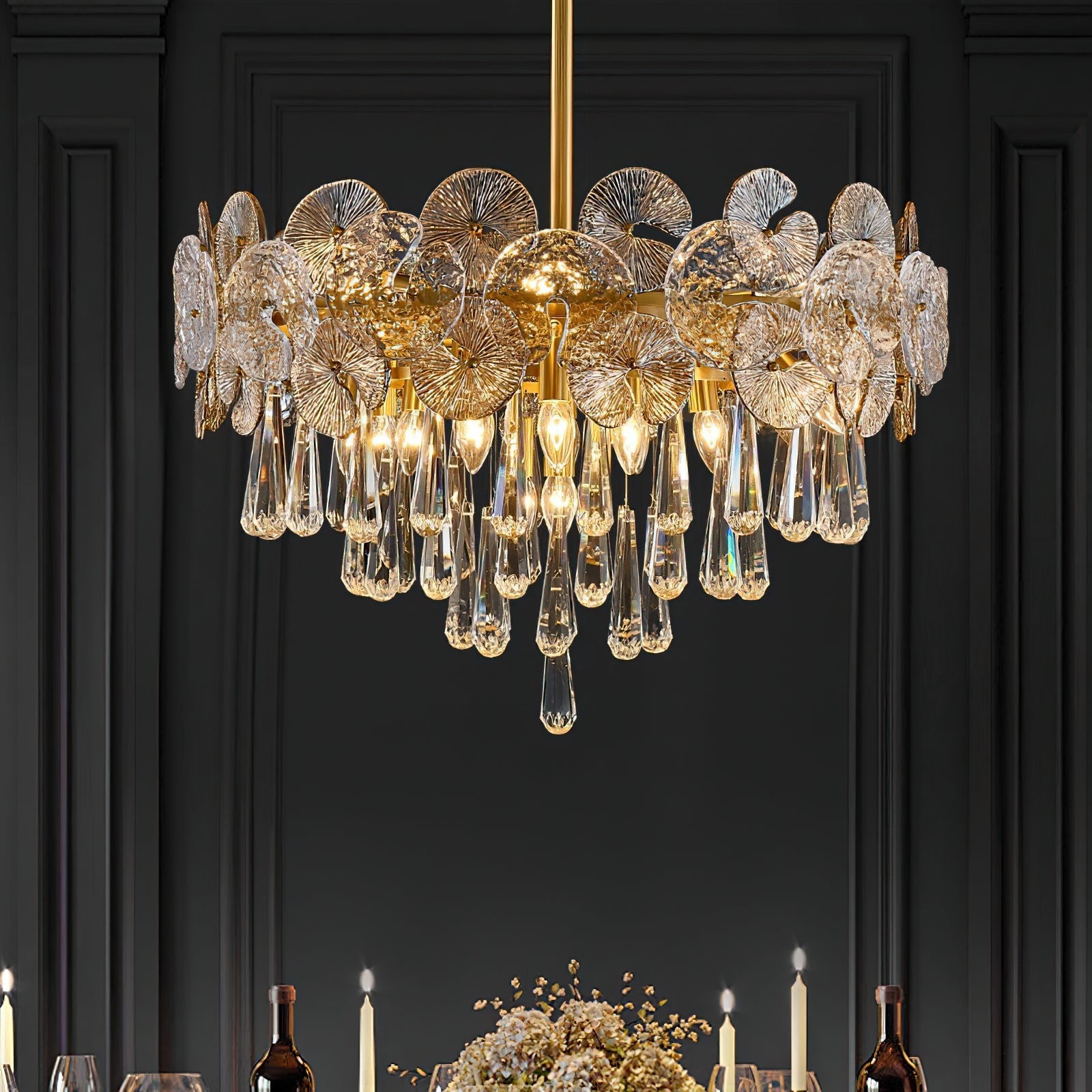 Caeluvyo Luxury Elegance Crystal Chandelier - Letslighting