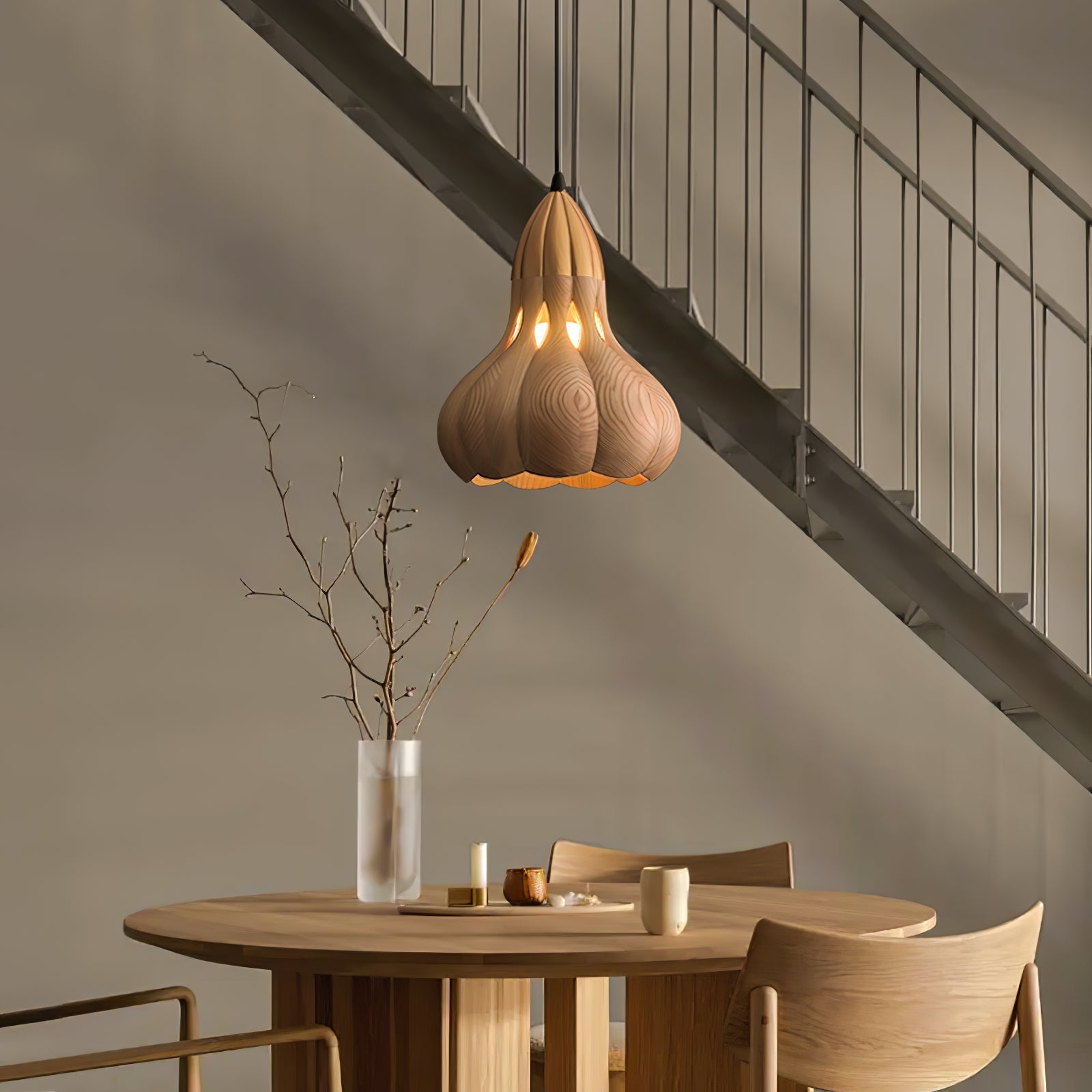 Arraeion Individual Creativity Wood Pendant Lamp - Letslighting
