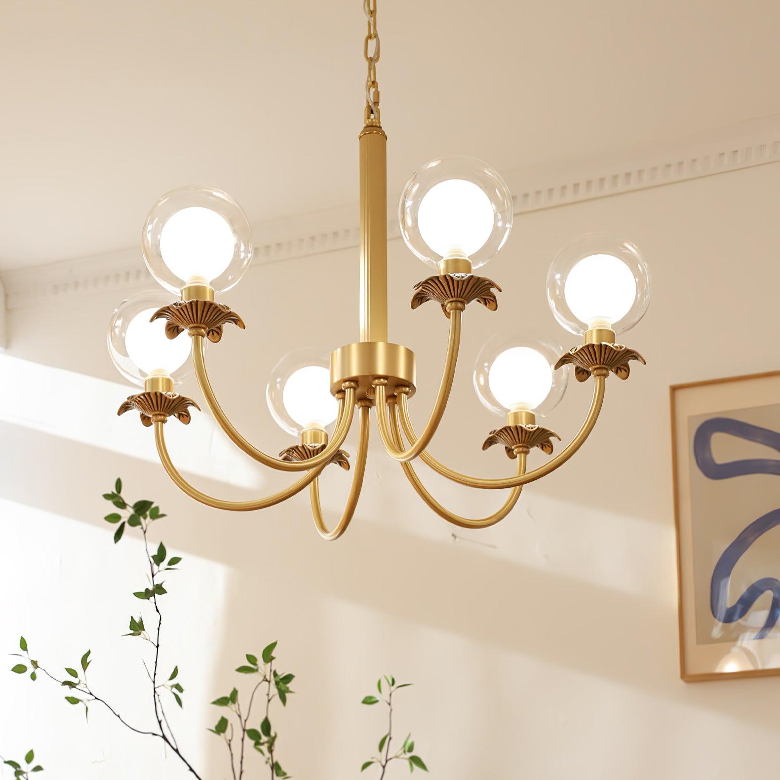 Crown Classic Glass Chandelier - Letslighting