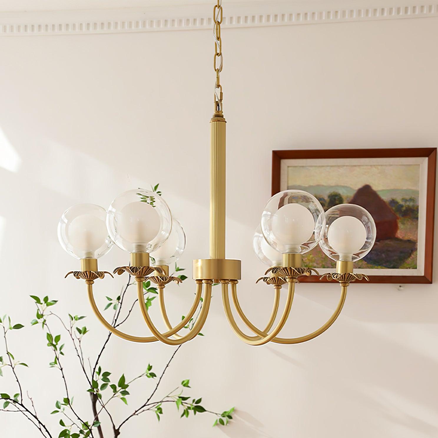 Crown Classic Glass Chandelier - Letslighting