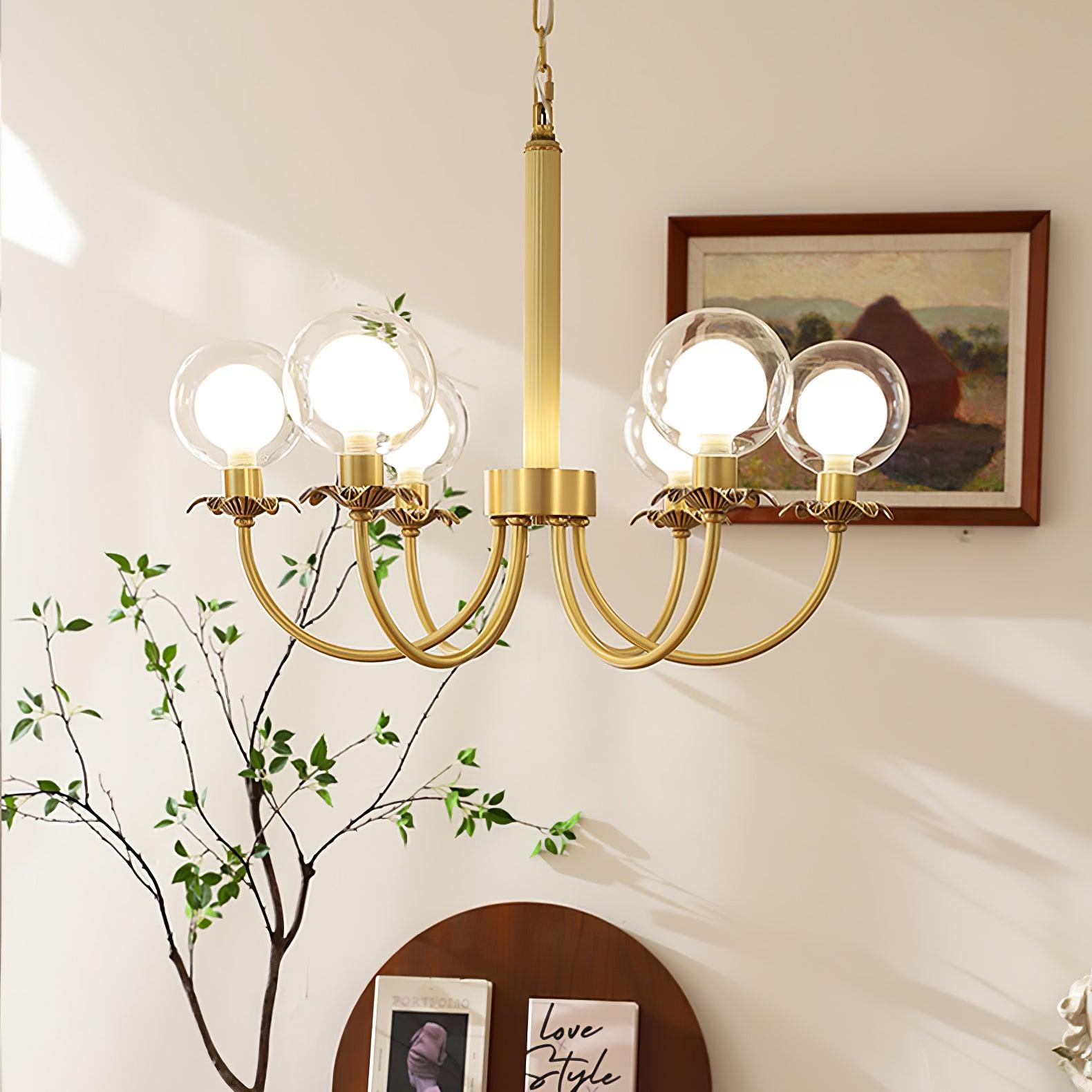 Crown Classic Glass Chandelier - Letslighting