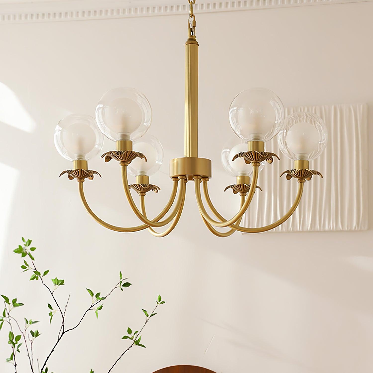 Crown Classic Glass Chandelier - Letslighting