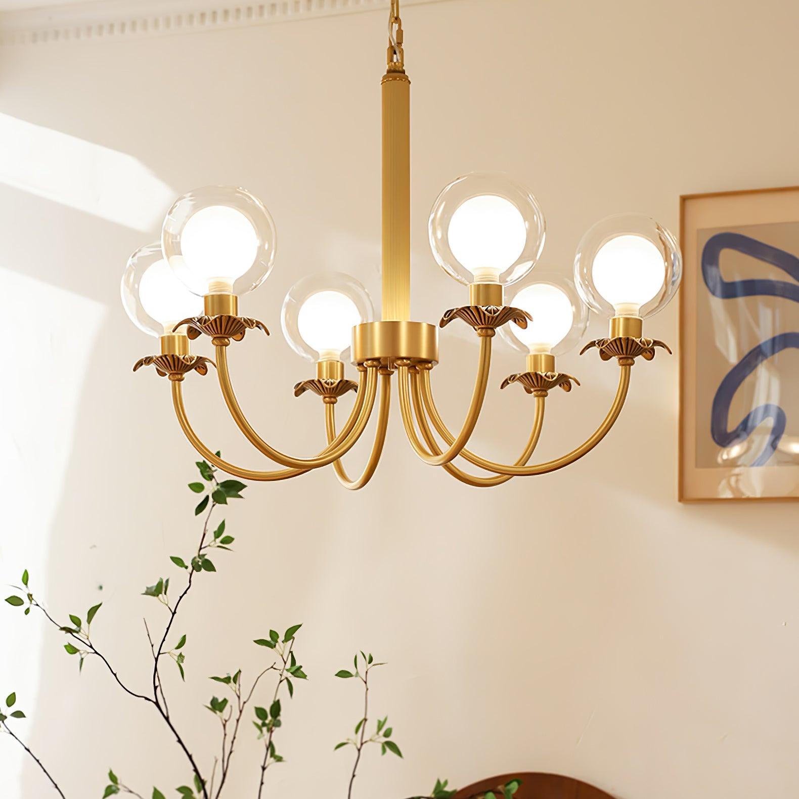 Crown Classic Glass Chandelier - Letslighting