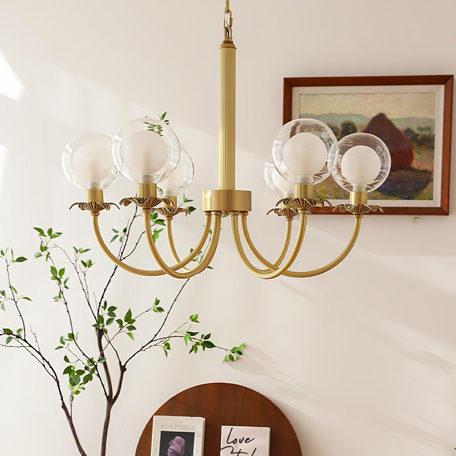 Crown Classic Glass Chandelier - Letslighting