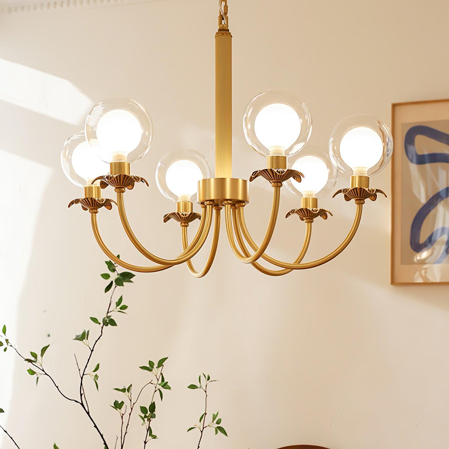 Crown Classic Glass Chandelier - Letslighting