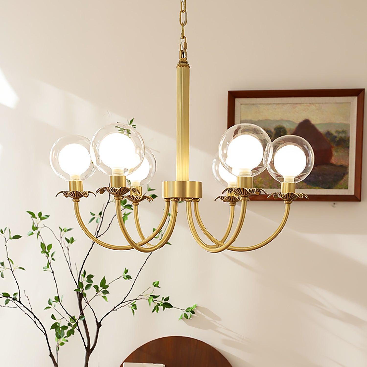 Crown Classic Glass Chandelier - Letslighting
