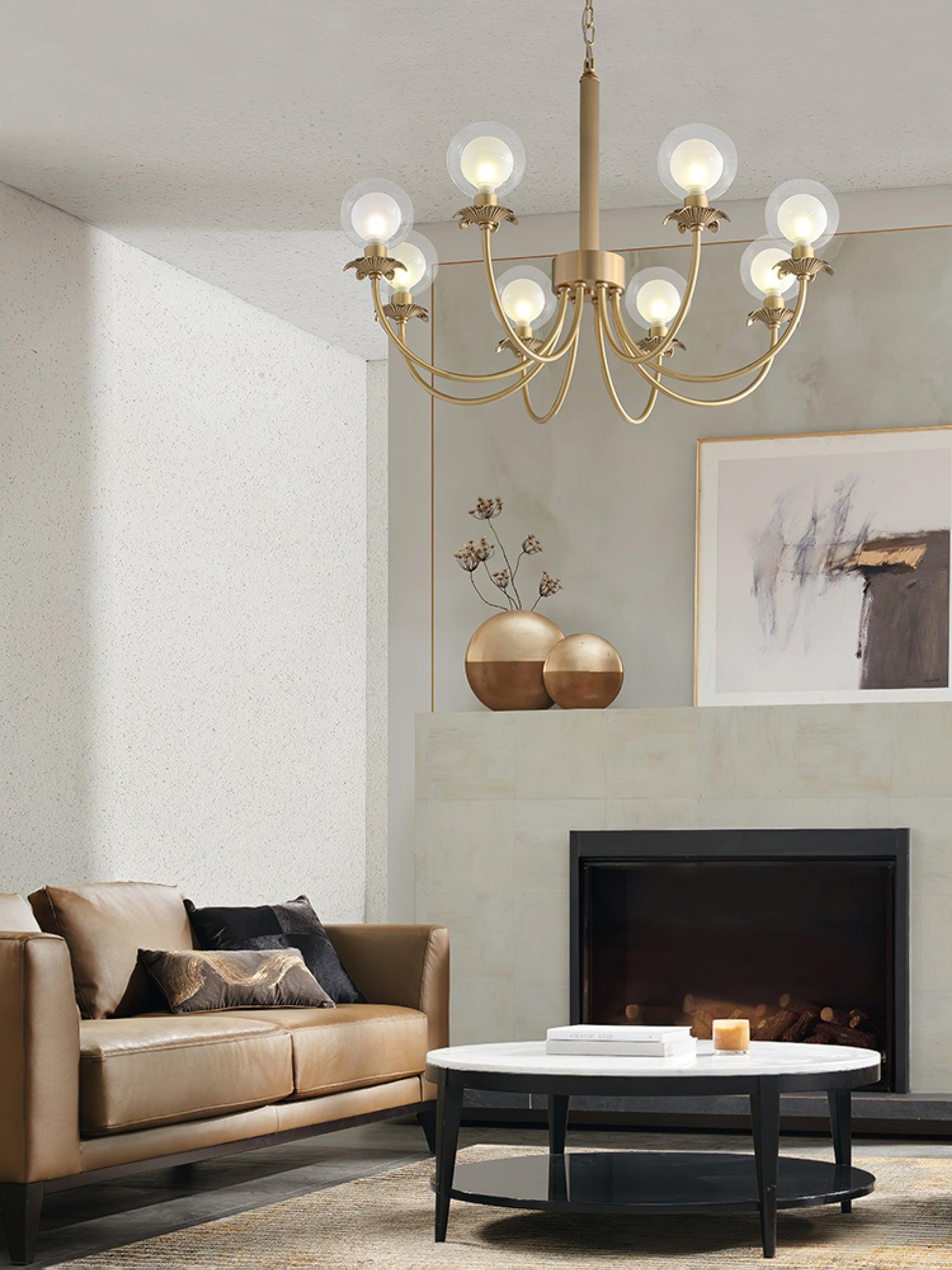 Crown Classic Glass Chandelier - Letslighting