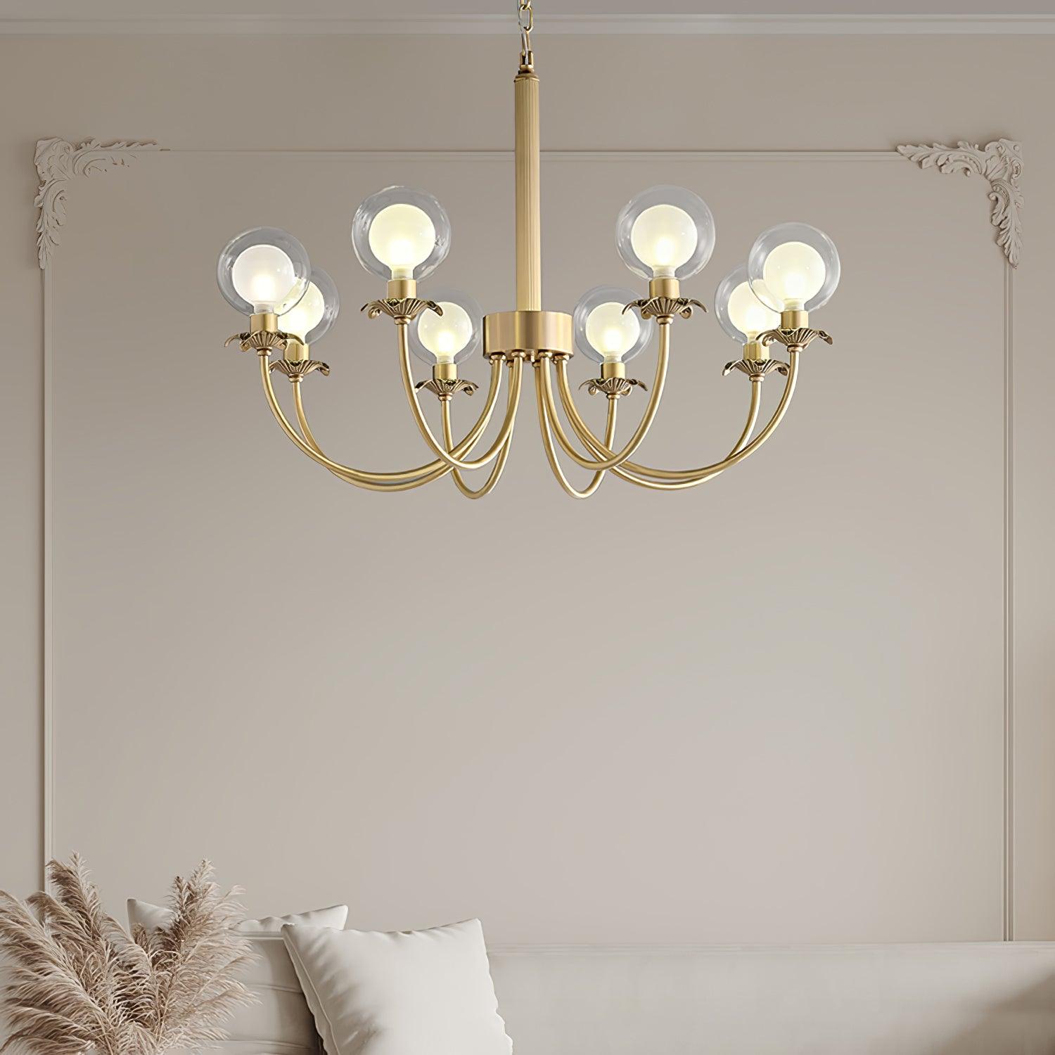Crown Classic Glass Chandelier - Letslighting