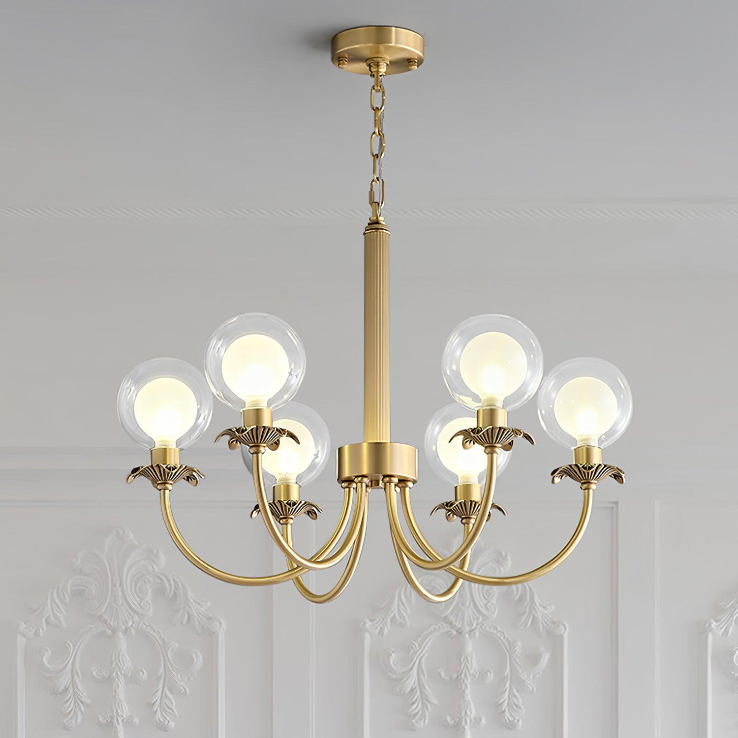 Crown Classic Glass Chandelier - Letslighting