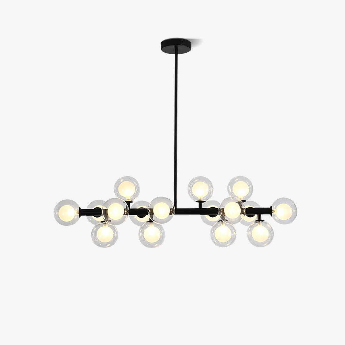 Lustra Chandelier Glass and Minimalist - Letslighting