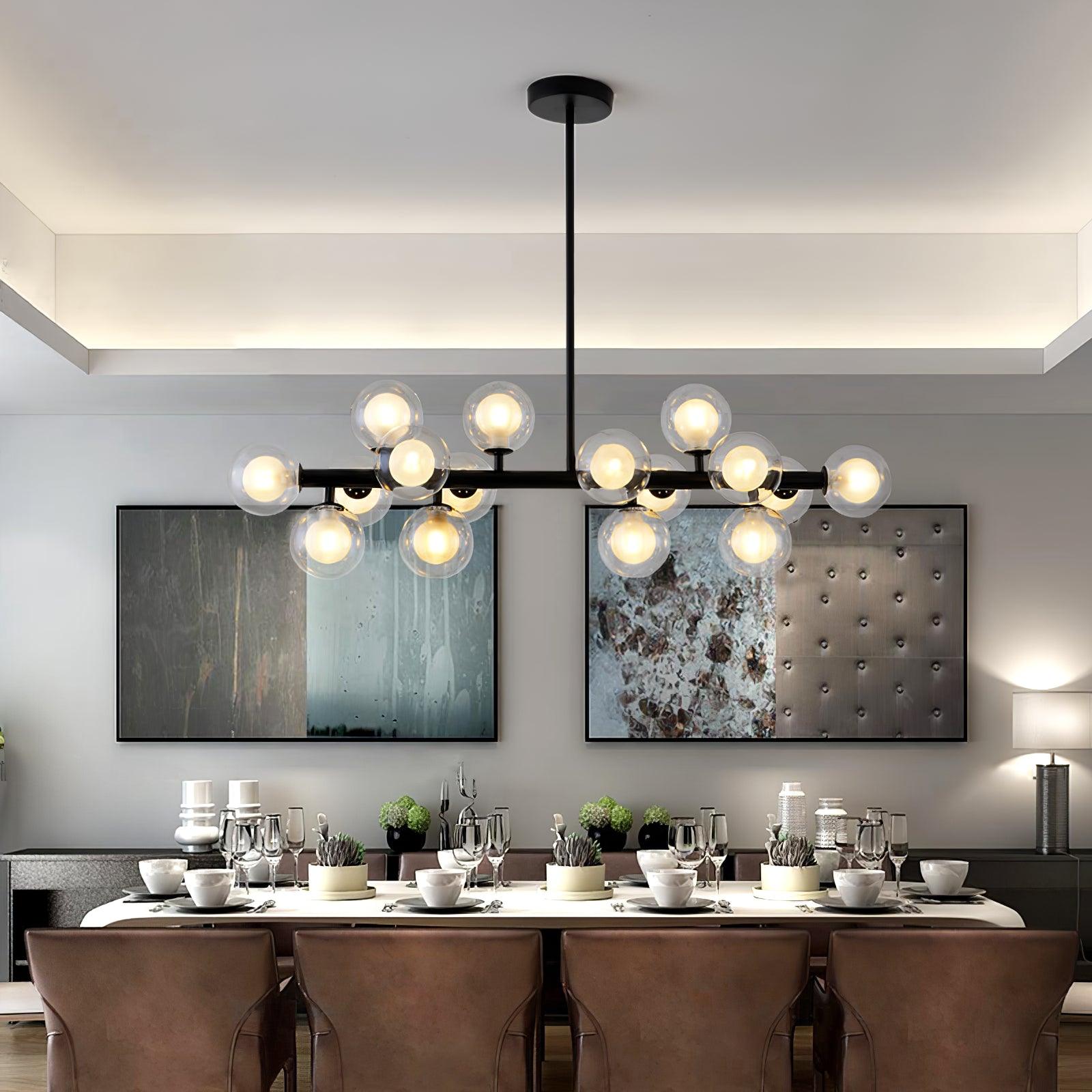 Lustra Chandelier Glass and Minimalist - Letslighting