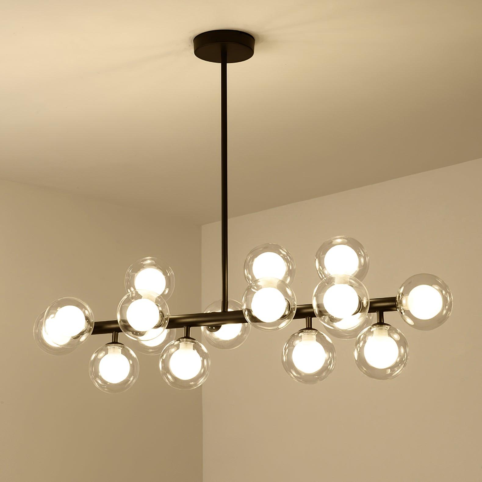 Lustra Chandelier Glass and Minimalist - Letslighting