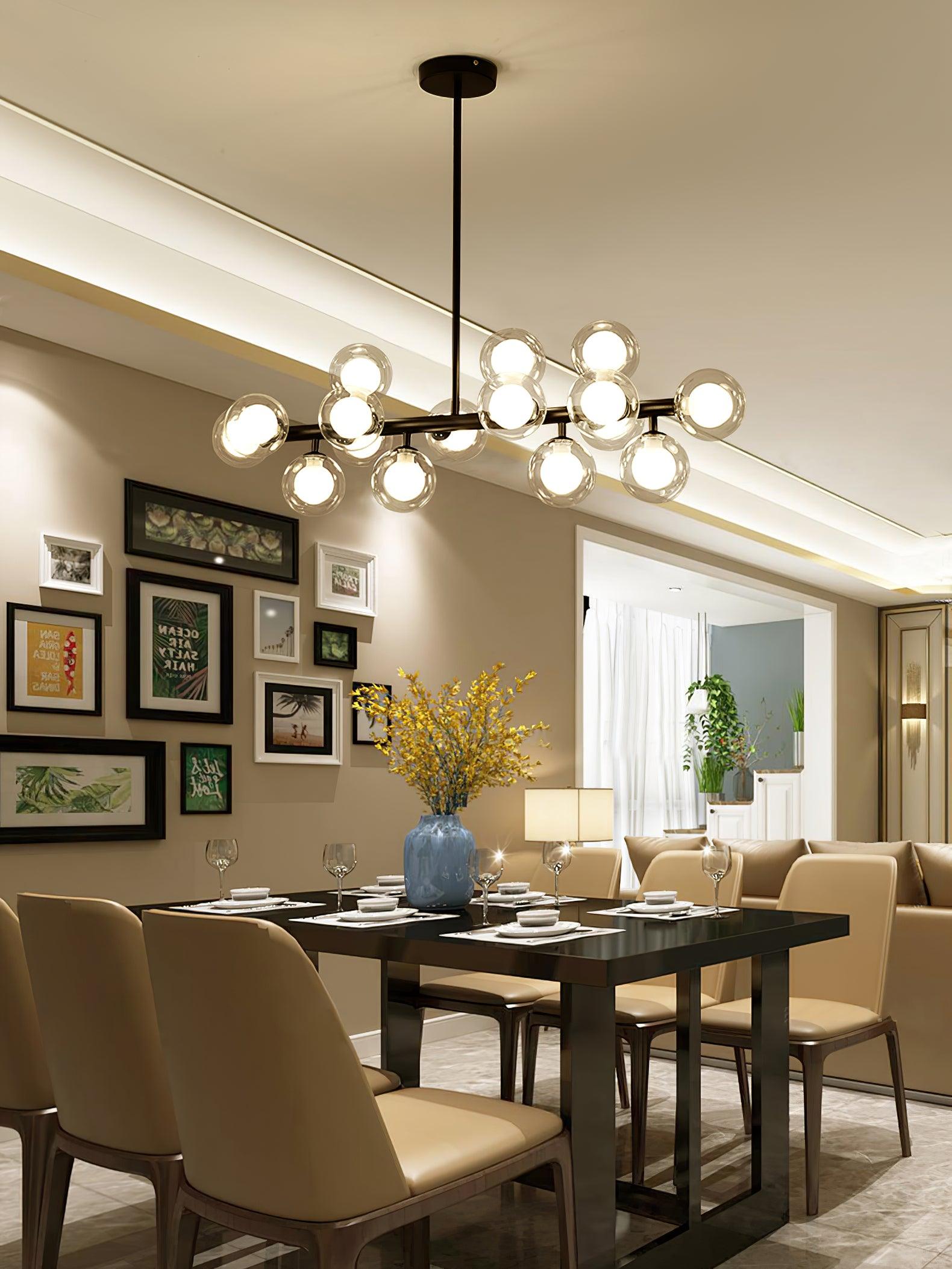 Lustra Chandelier Glass and Minimalist - Letslighting