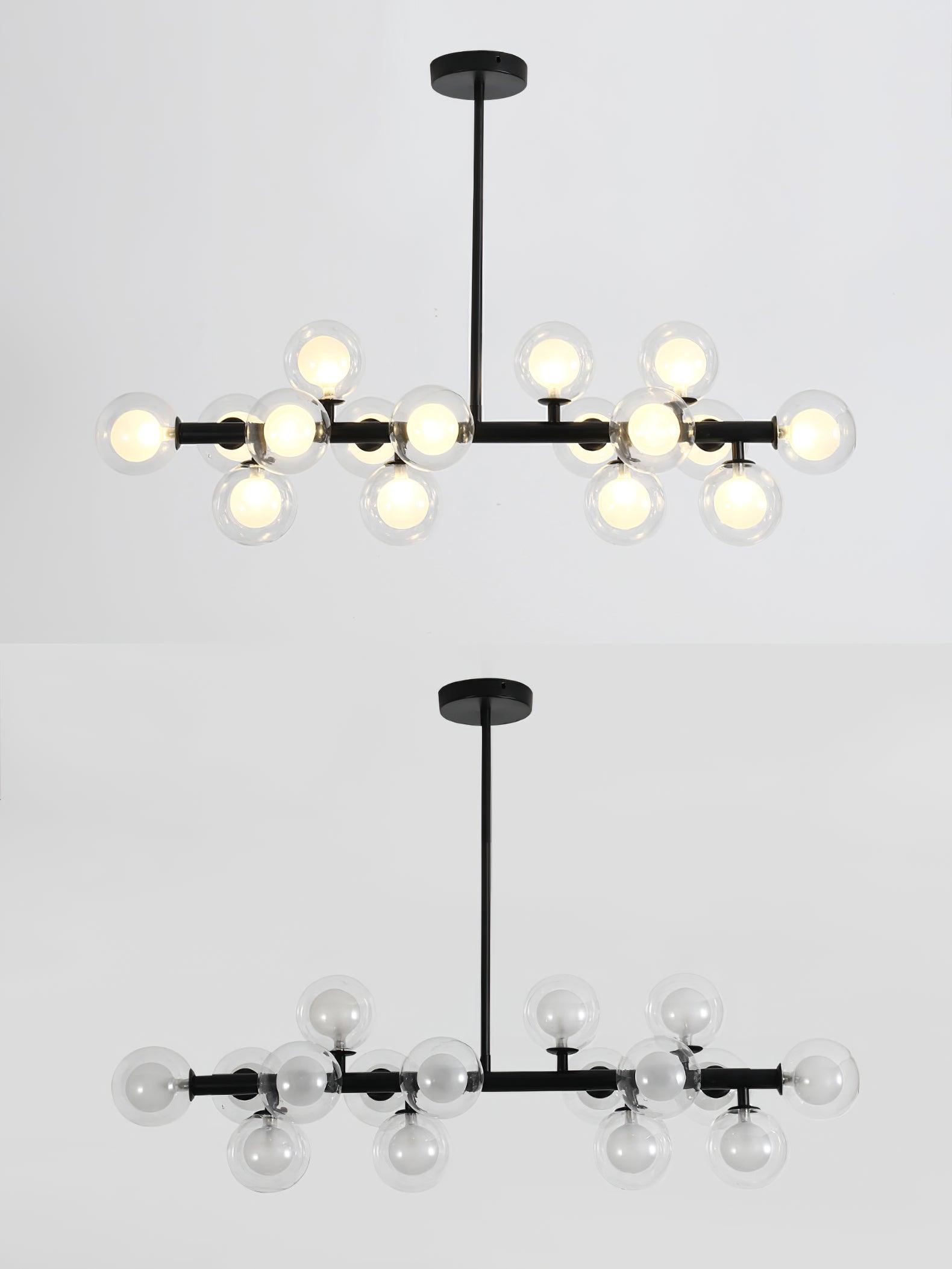 Lustra Chandelier Glass and Minimalist - Letslighting
