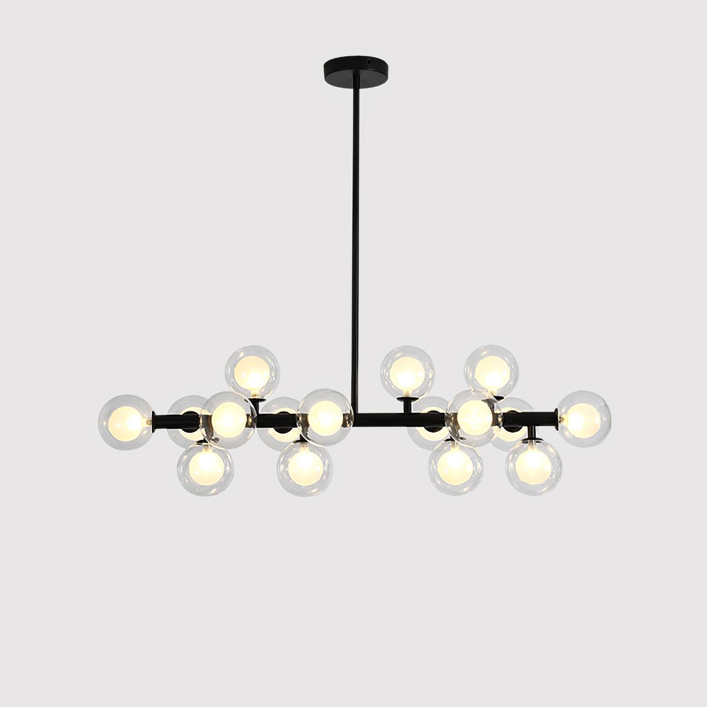 Lustra Chandelier Glass and Minimalist - Letslighting