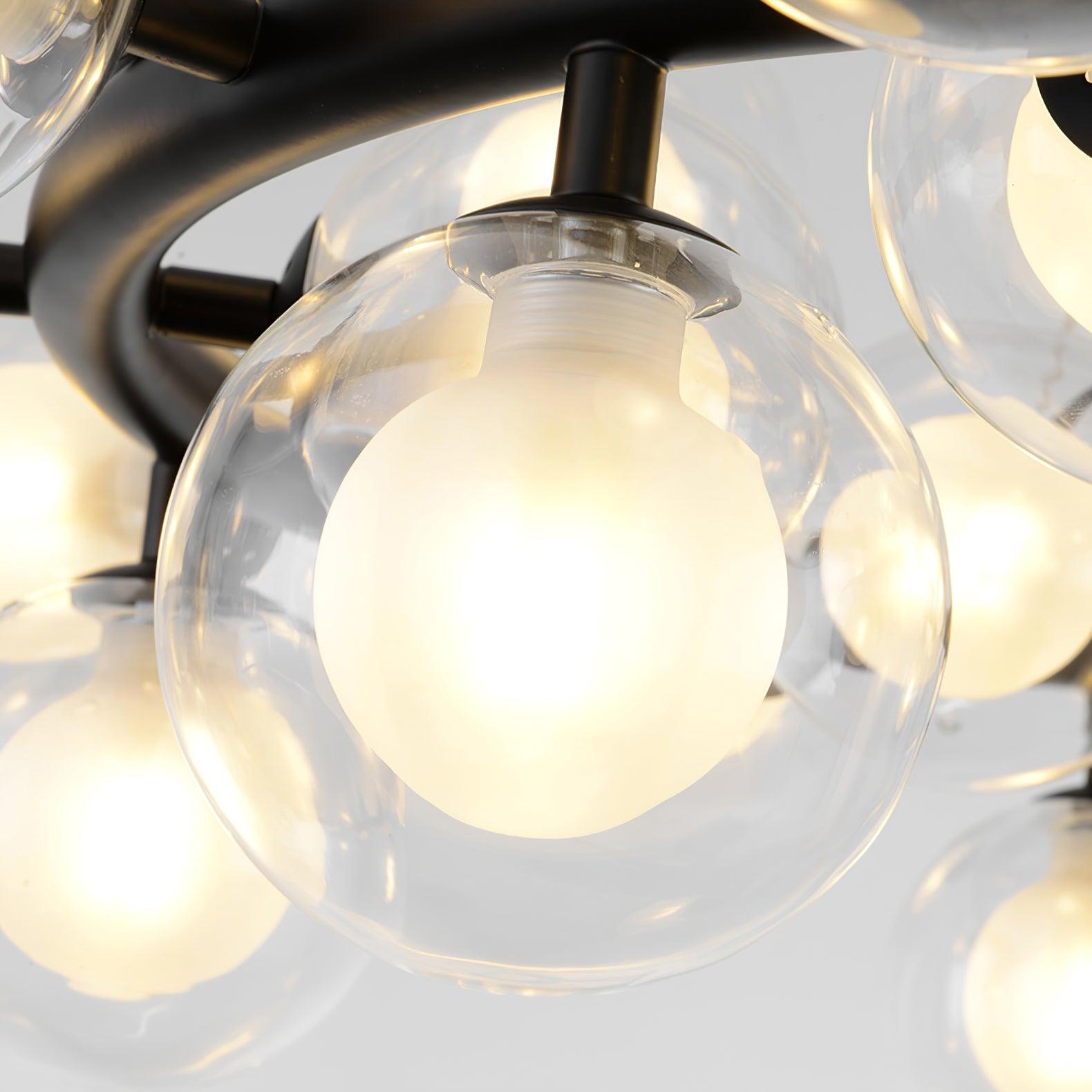 Lustra Chandelier Glass and Minimalist - Letslighting