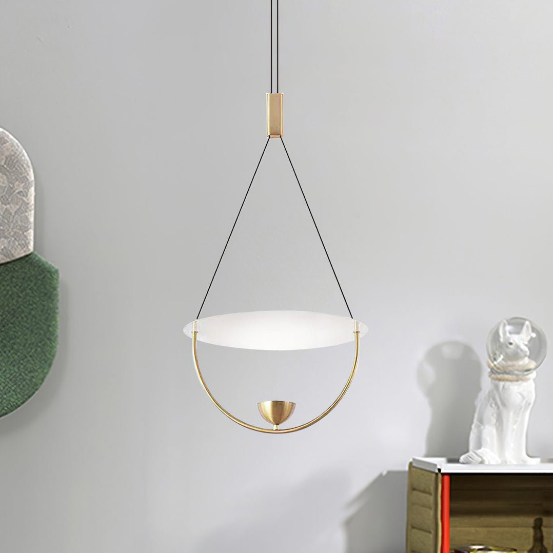 Vecaros Modern Minimalist Disc Pendant Lamp - Letslighting