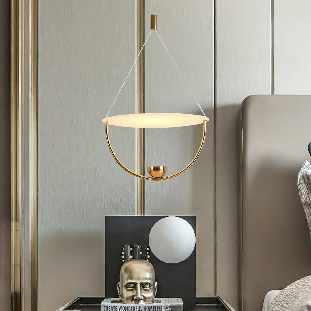 Vecaros Modern Minimalist Disc Pendant Lamp - Letslighting