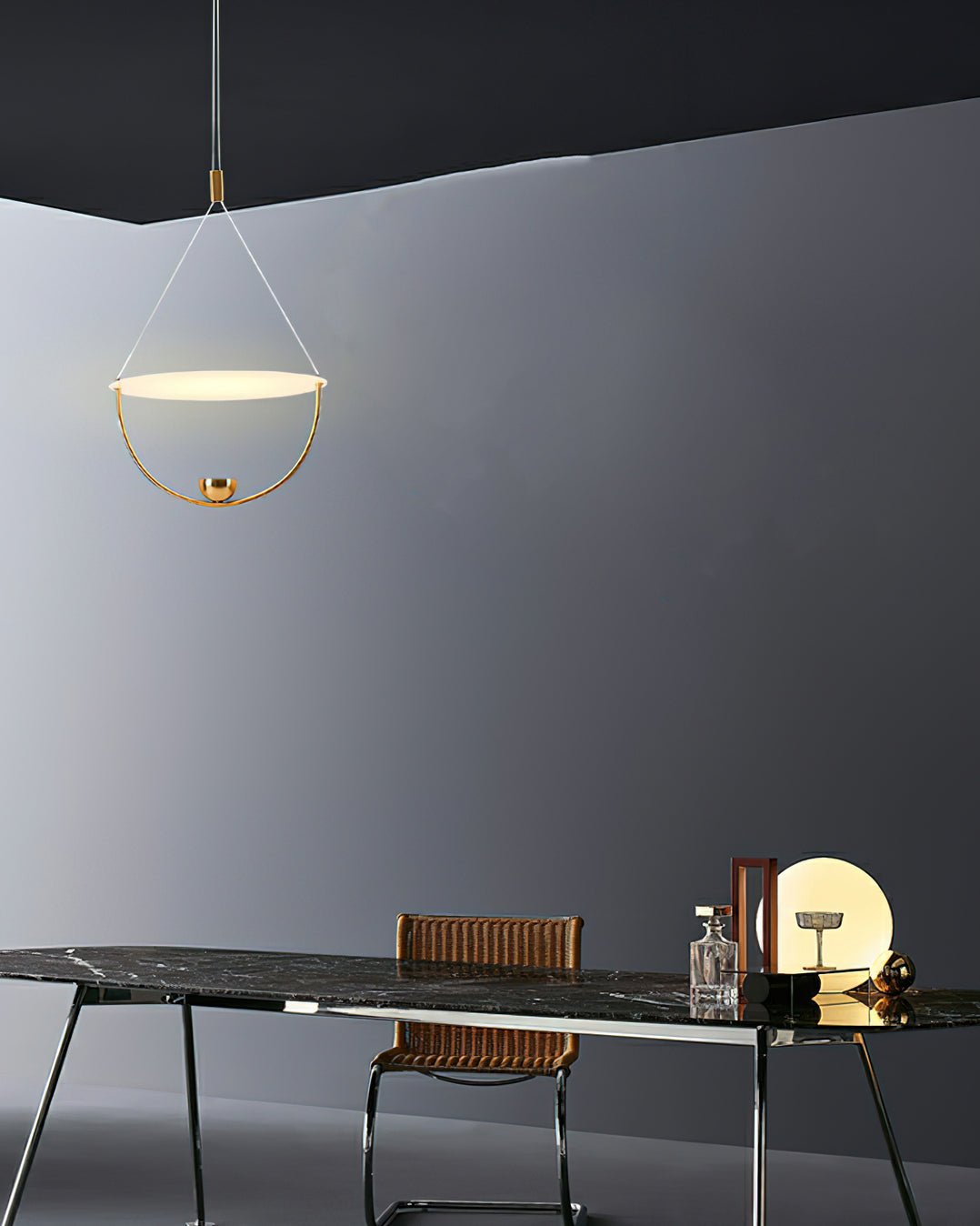 Vecaros Modern Minimalist Disc Pendant Lamp - Letslighting