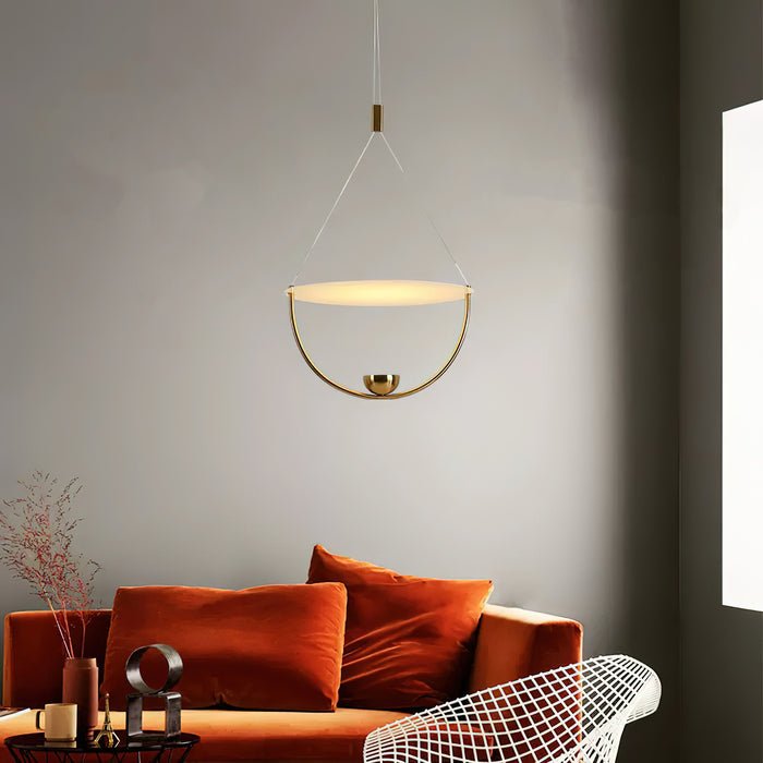 Vecaros Modern Minimalist Disc Pendant Lamp - Letslighting