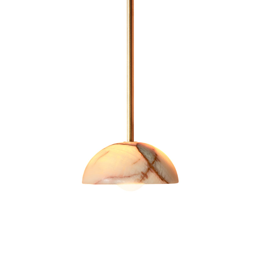 Aurelia Modern Minimalist Elegance Brass Glass Pendant Lamp - Letslighting