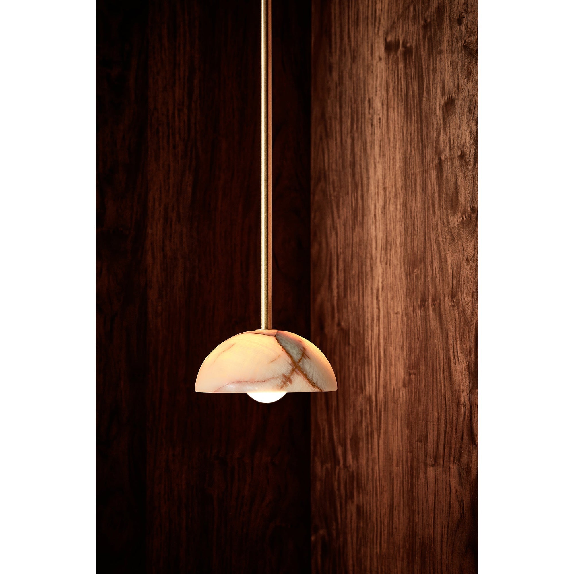 Aurelia Modern Minimalist Elegance Brass Glass Pendant Lamp - Letslighting