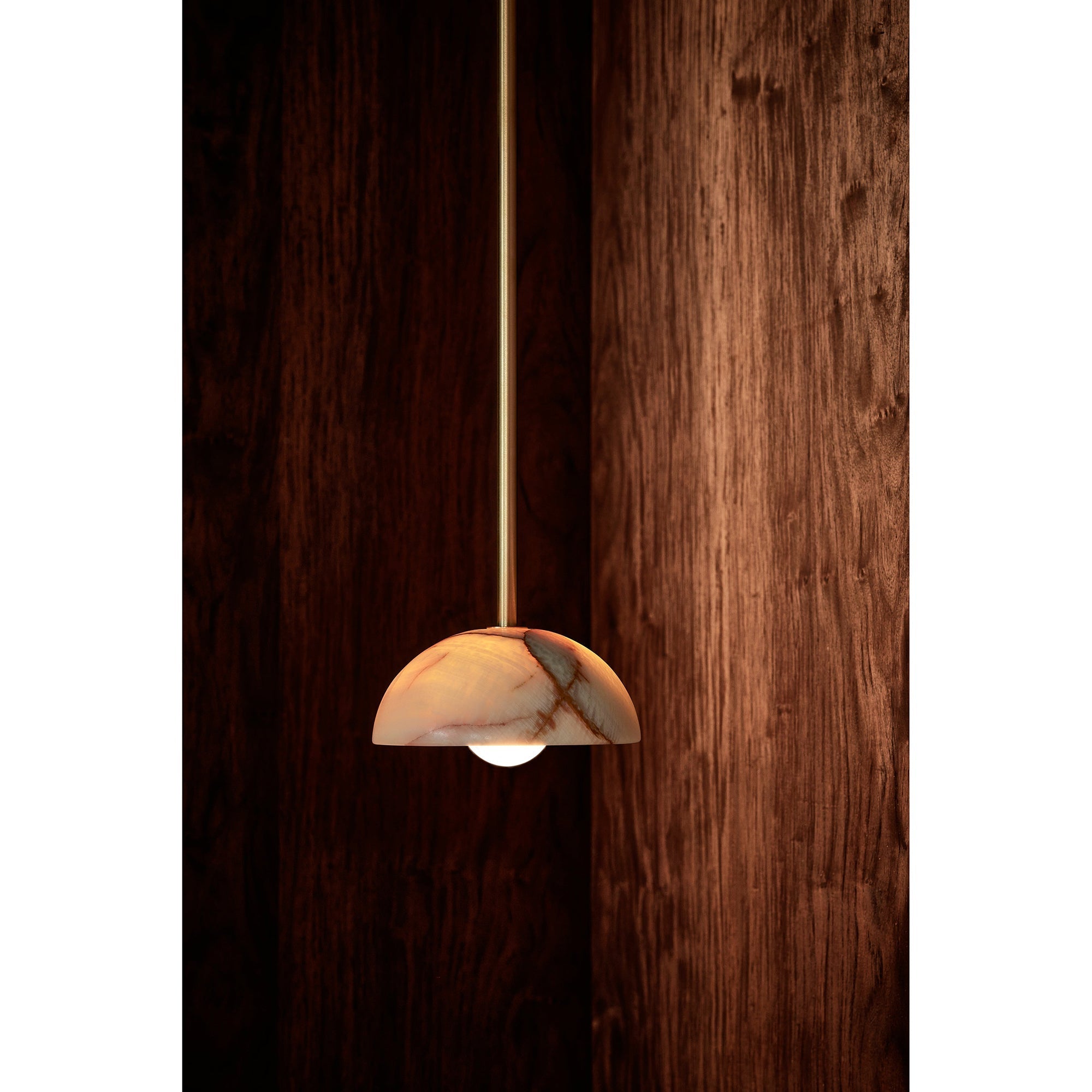 Aurelia Modern Minimalist Elegance Brass Glass Pendant Lamp - Letslighting