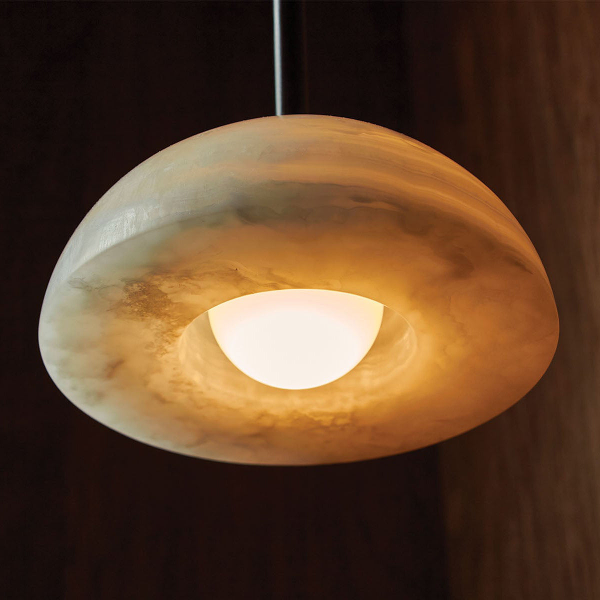 Aurelia Modern Minimalist Elegance Brass Glass Pendant Lamp - Letslighting