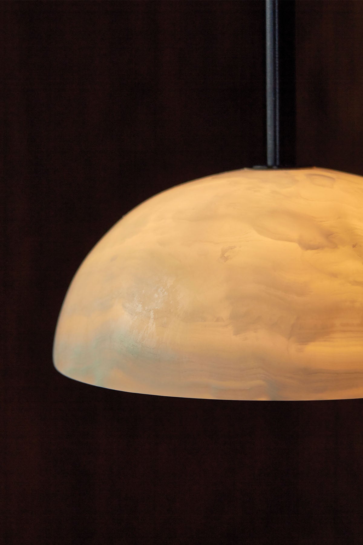 Aurelia Modern Minimalist Elegance Brass Glass Pendant Lamp - Letslighting