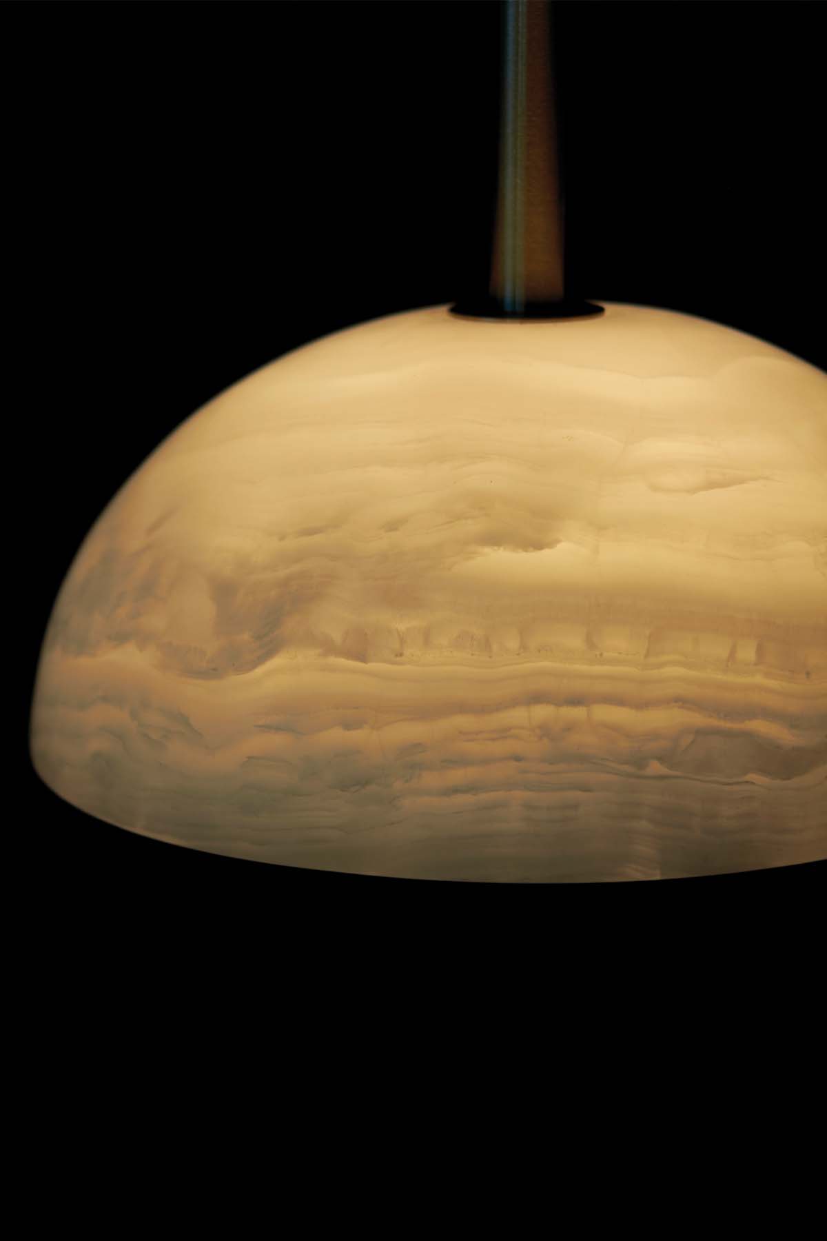 Aurelia Modern Minimalist Elegance Brass Glass Pendant Lamp - Letslighting