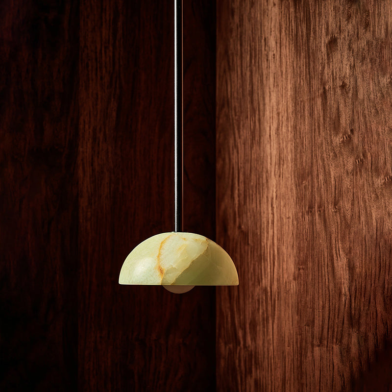 Aurelia Modern Minimalist Elegance Brass Glass Pendant Lamp - Letslighting