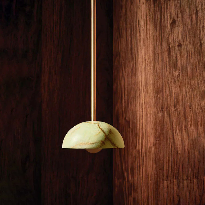 Aurelia Modern Minimalist Elegance Brass Glass Pendant Lamp - Letslighting