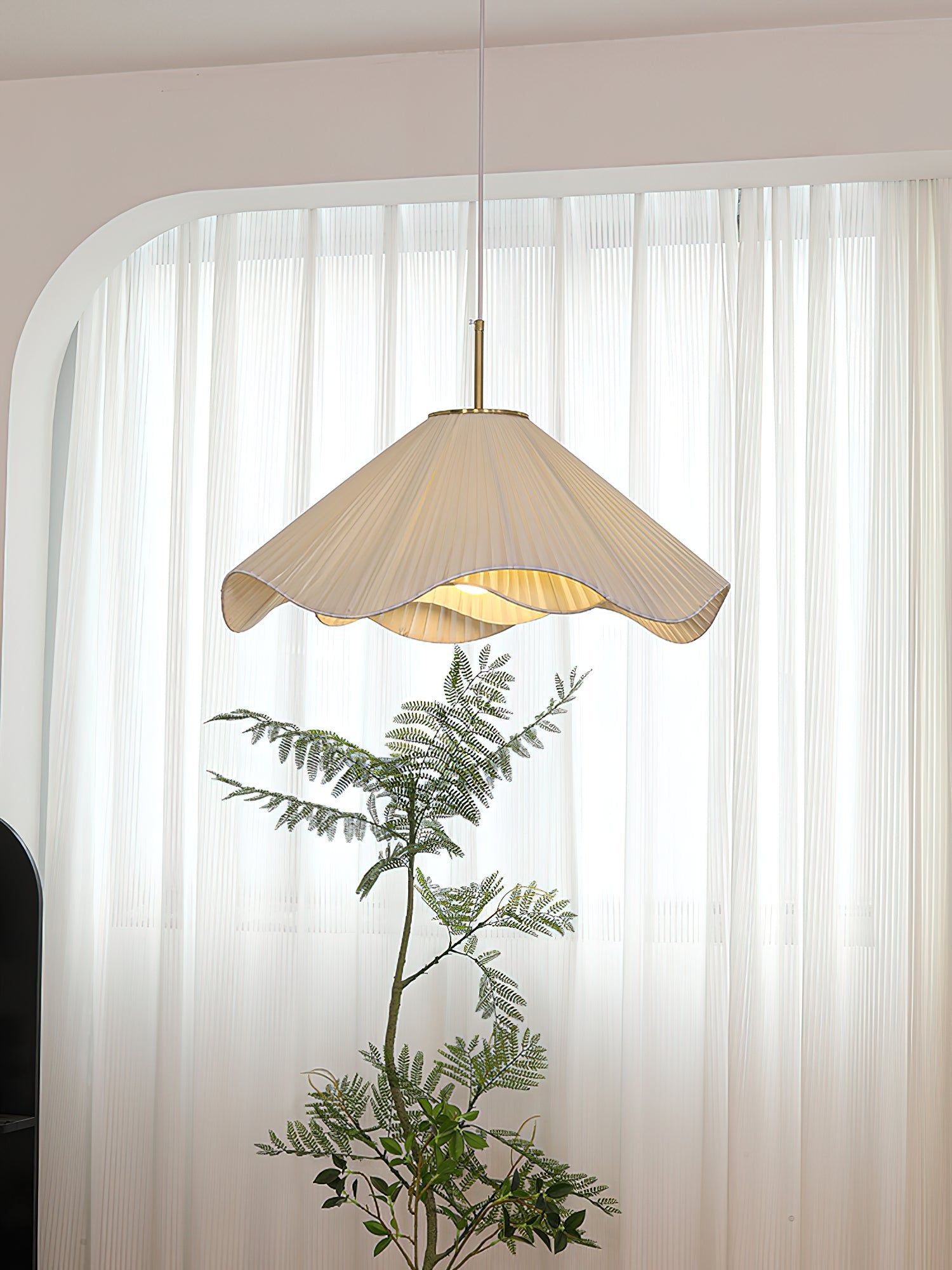 Drift Minimalist Fabric Pendant Light - Letslighting