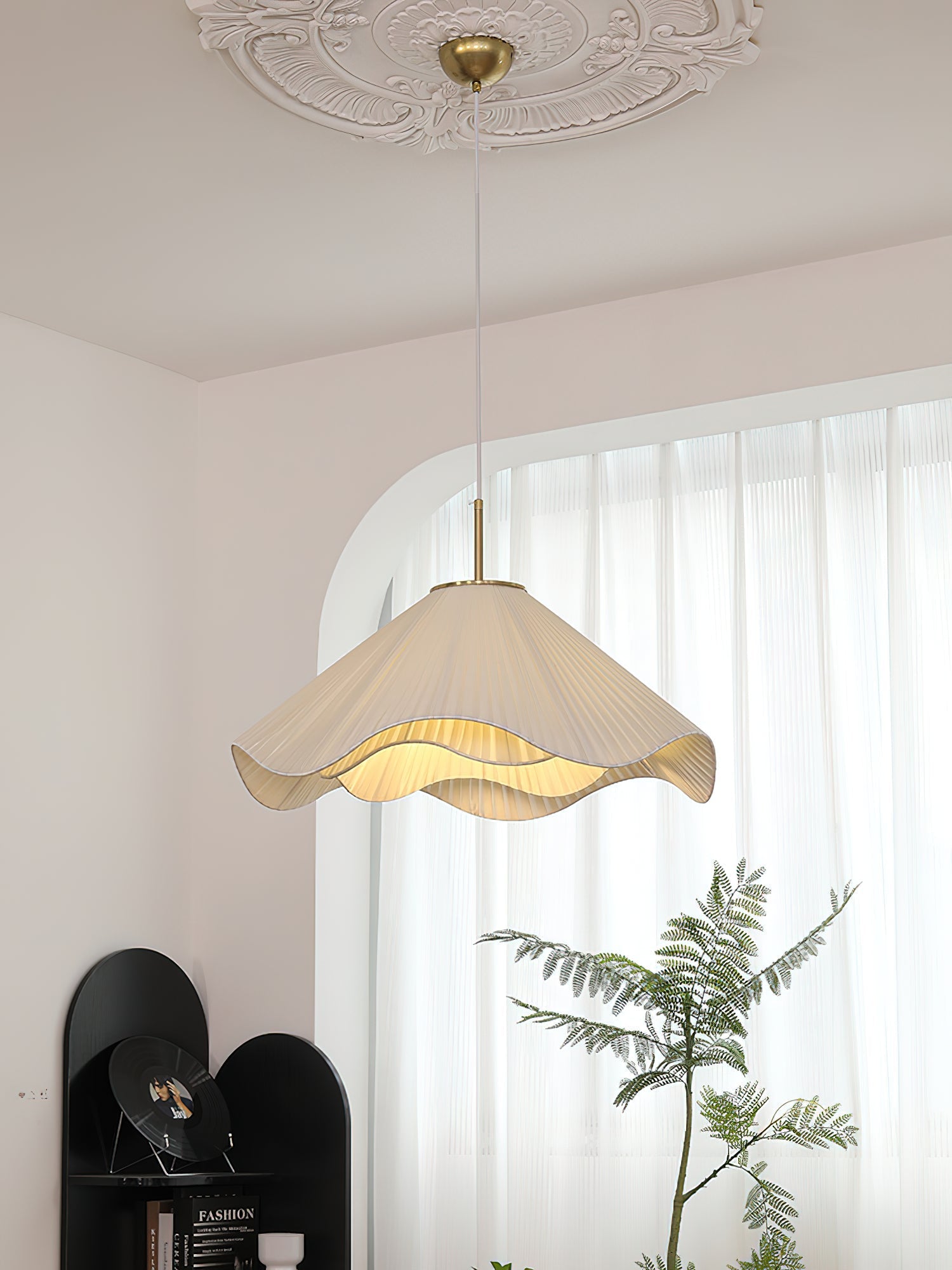 Drift Minimalist Fabric Pendant Light - Letslighting