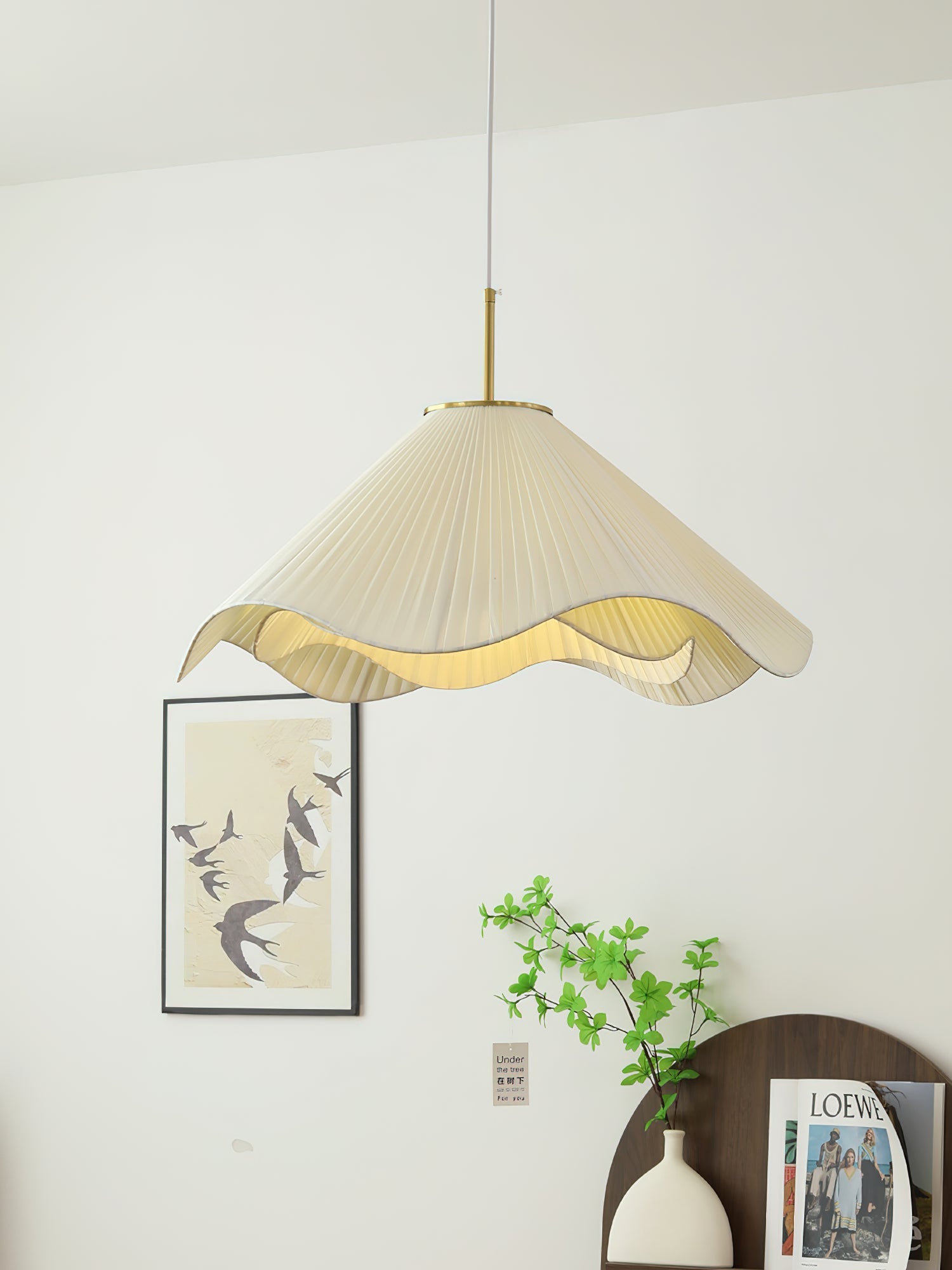 Drift Minimalist Fabric Pendant Light - Letslighting