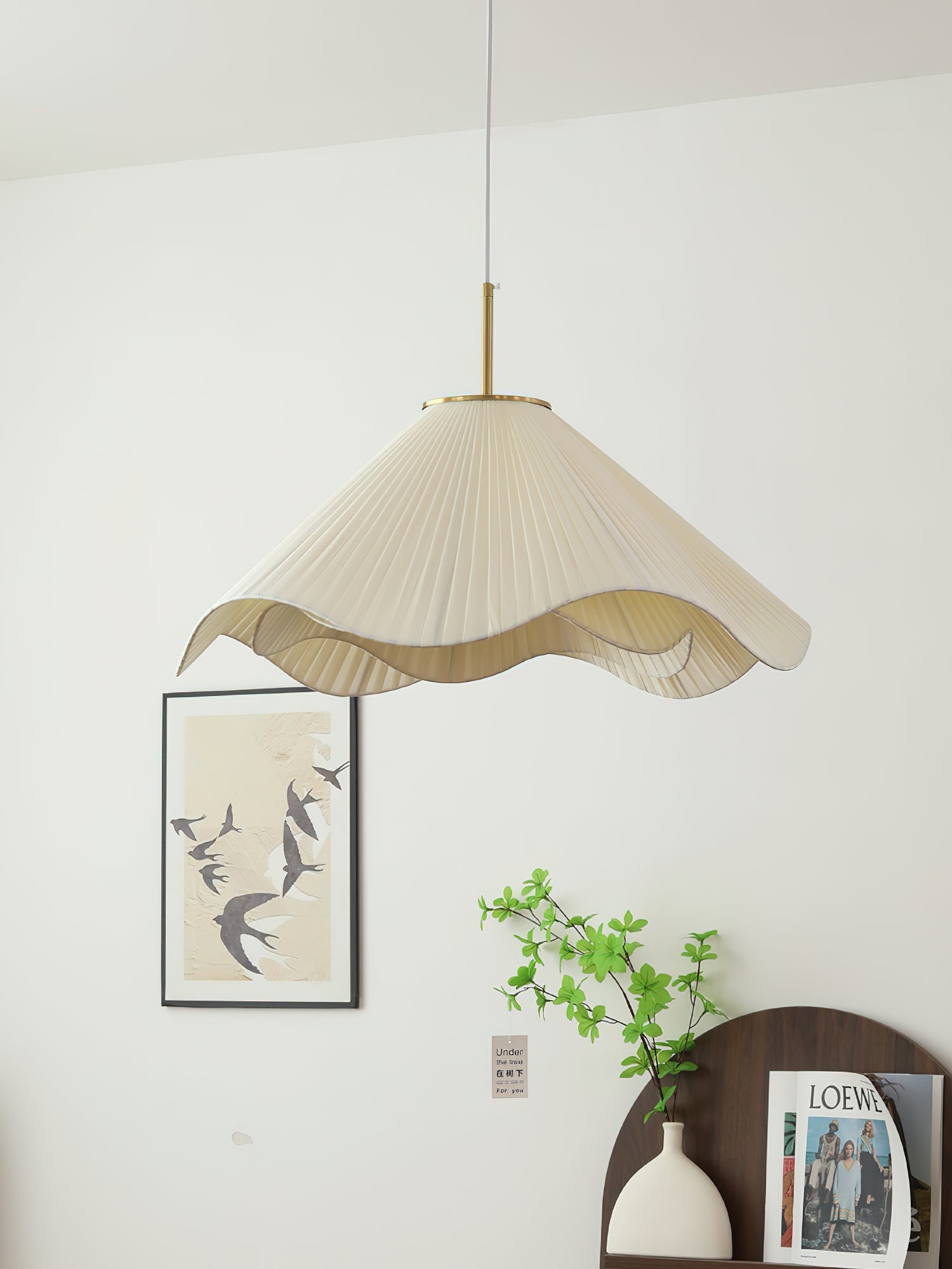 Drift Minimalist Fabric Pendant Light - Letslighting