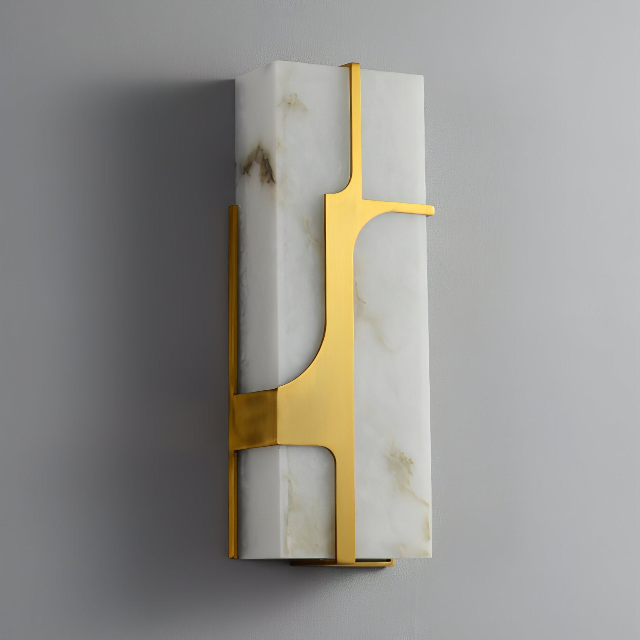 Ocarionis Geometric Alabaster Wall Light