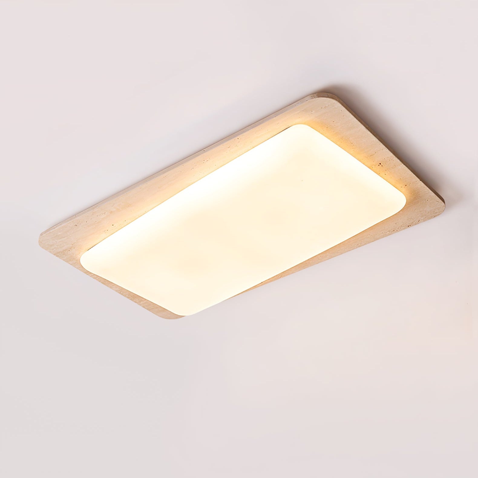 Aurilith Travertine Ceiling Light - Letslighting