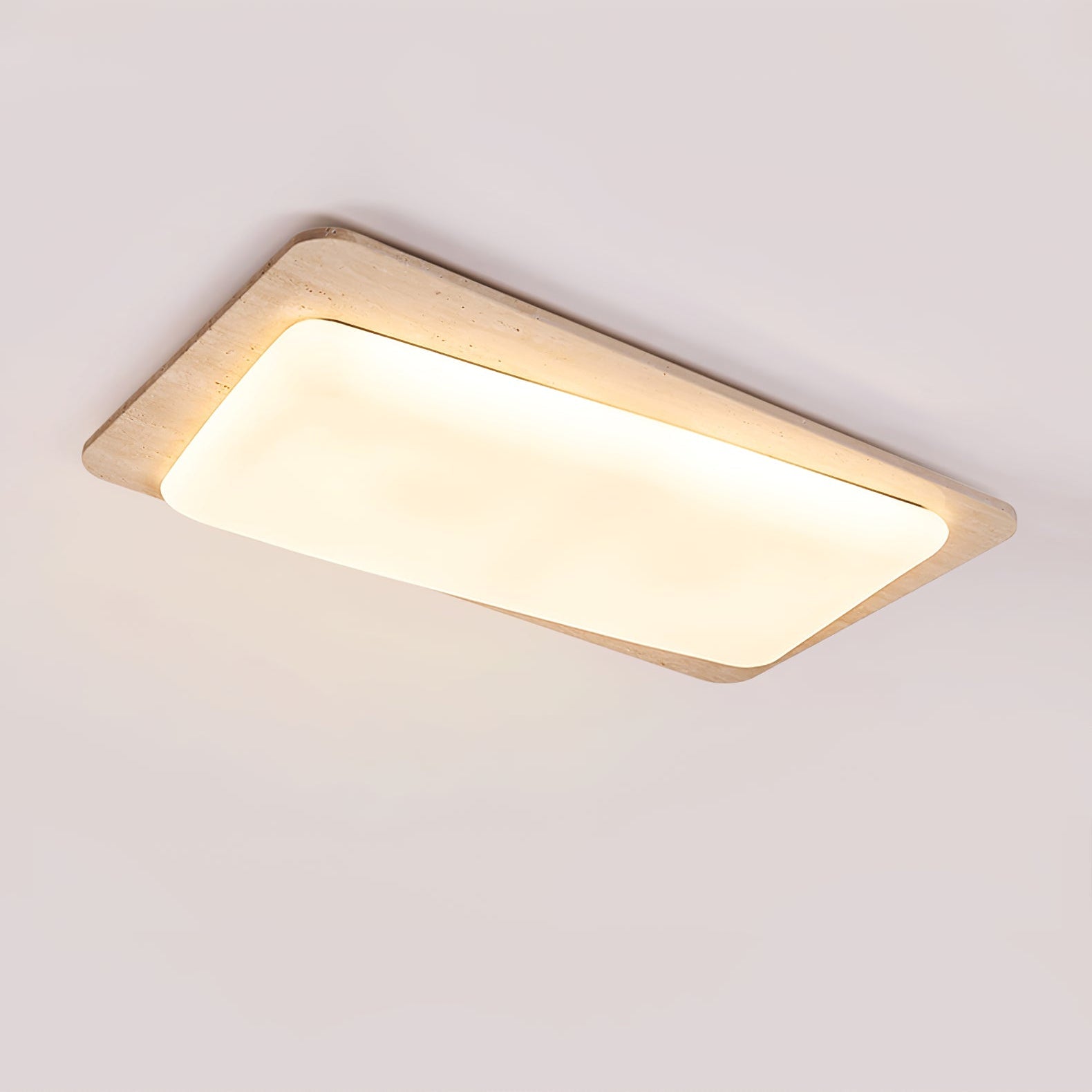 Aurilith Travertine Ceiling Light - Letslighting
