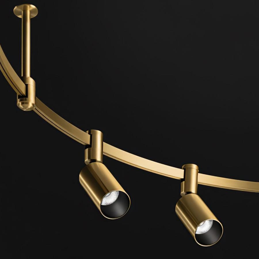 Ivrinir Ringed Brass Pendant Lamp - Letslighting