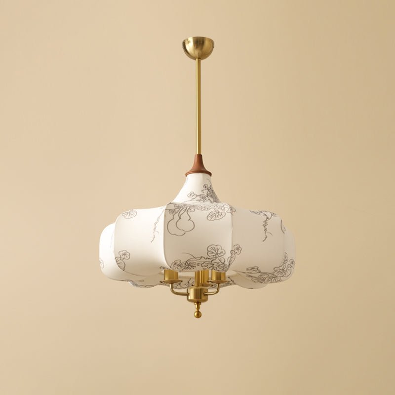 Fioren Fabric & Wood Pendant Light - Letslighting