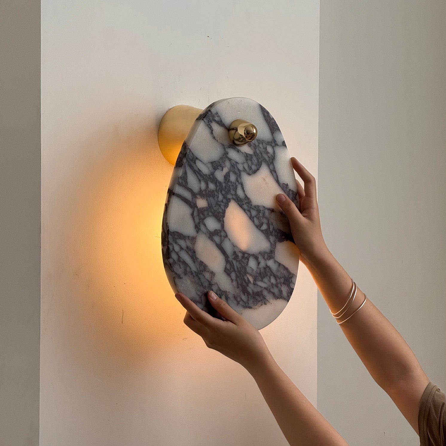 Norduvys Modern Luxurious Marble Wall Lamp - Letslighting