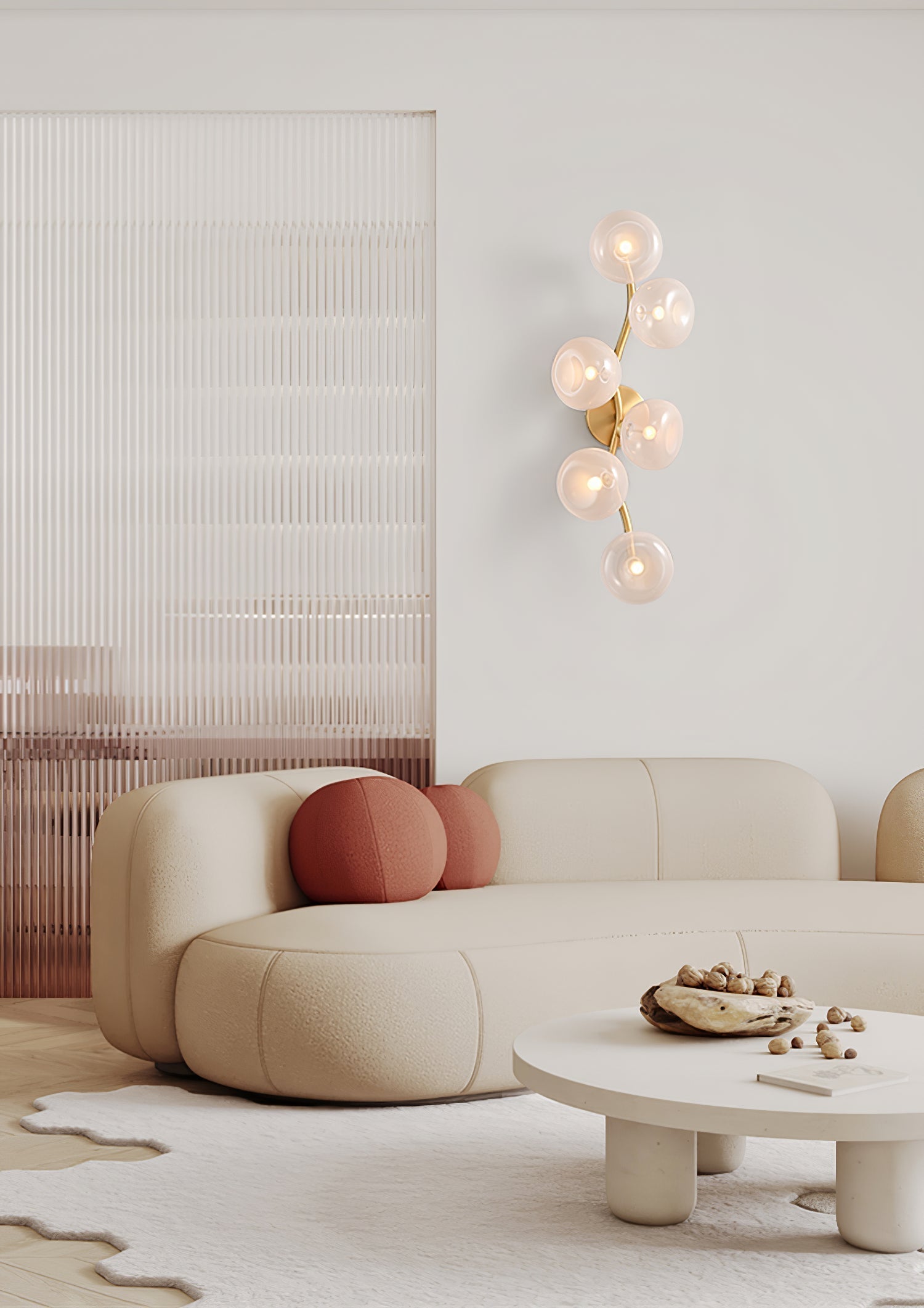 Hunter Wall Lamp Vine Nordic Art Glass - Letslighting