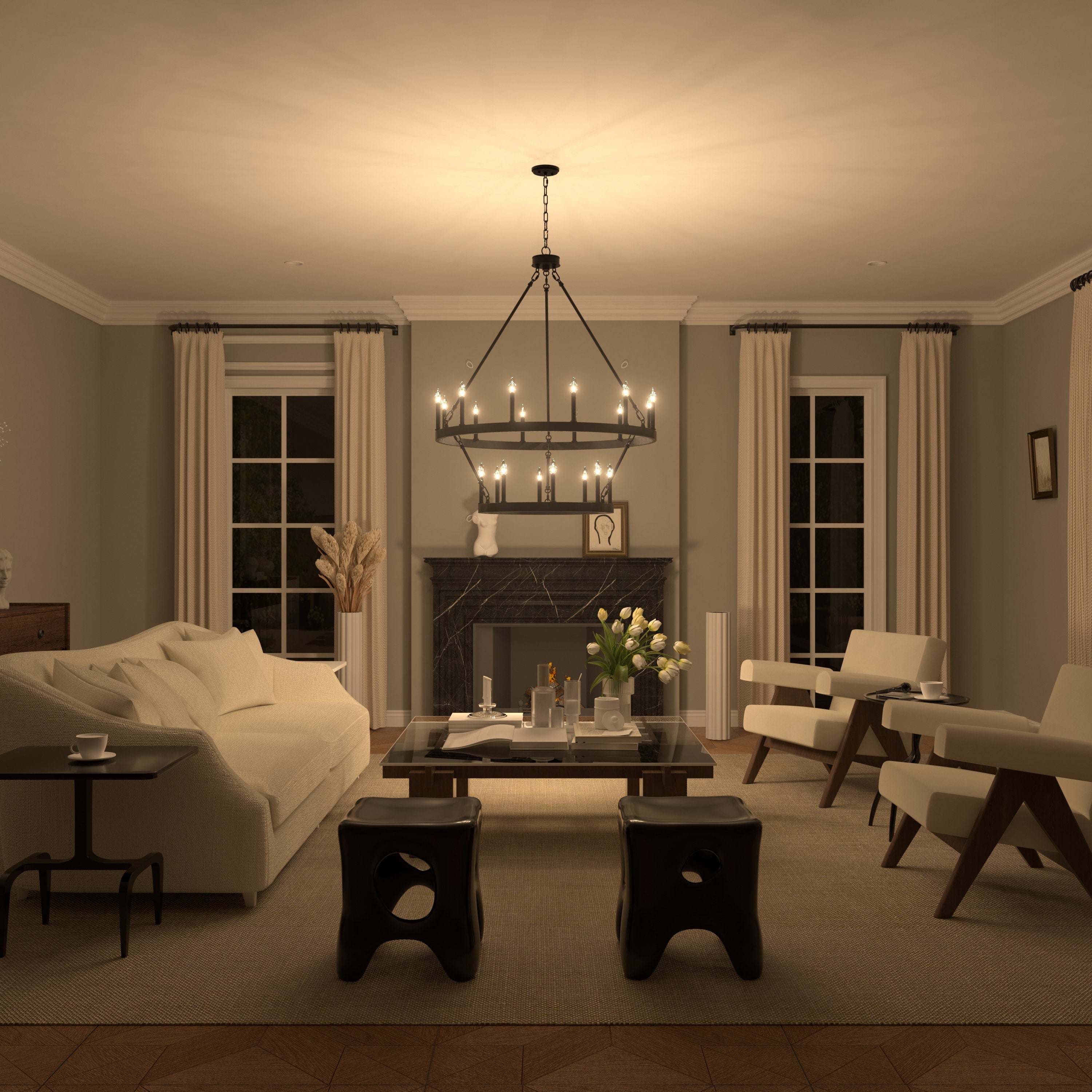 Mjolkuvyo Modern Minimalist Chandelier - Letslighting