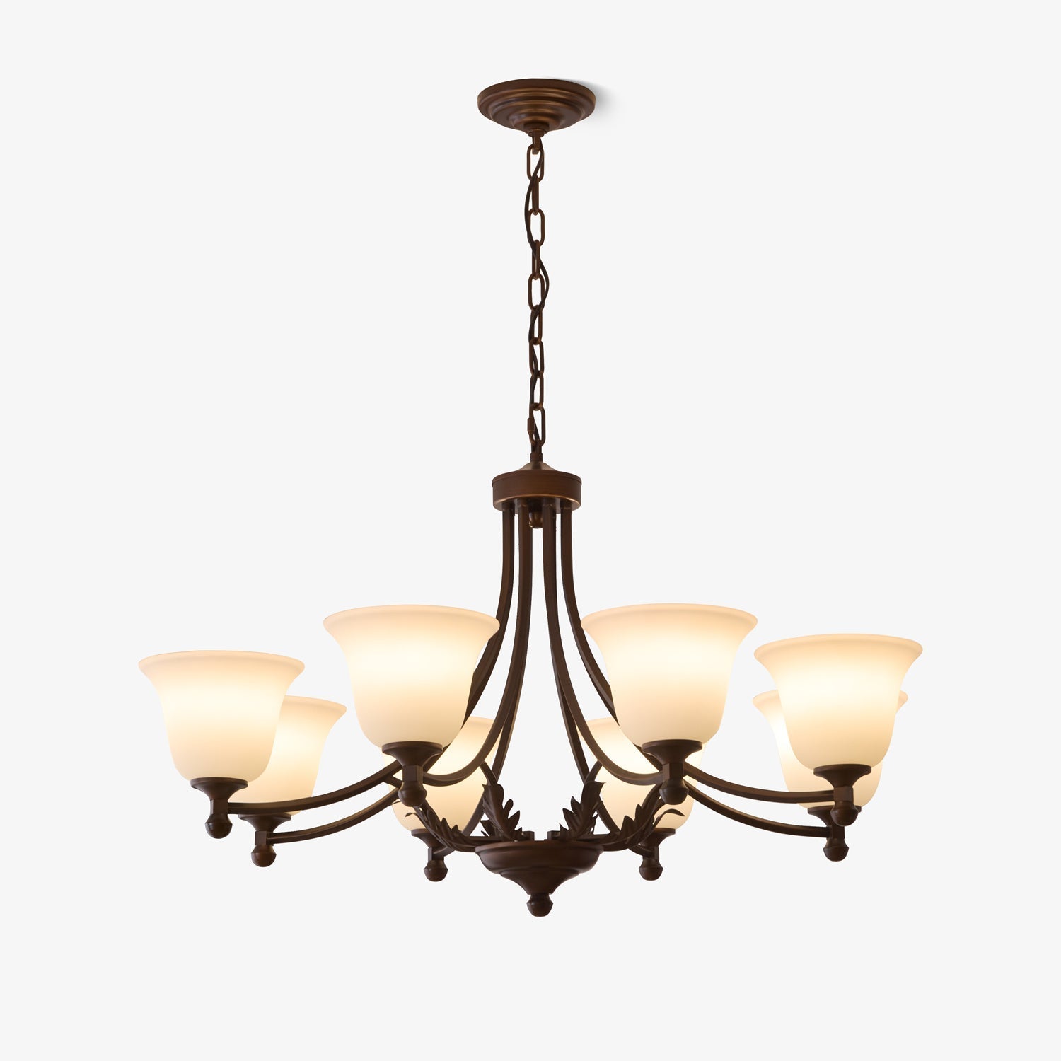 Elorira Traditional Elegance Bloom Glass Chandelier - Letslighting