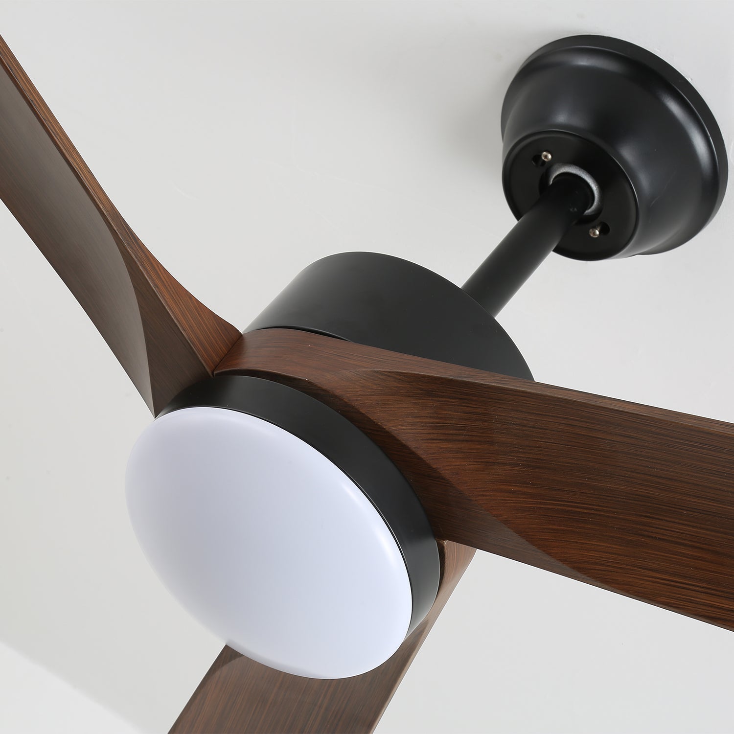Evraeis Modern Wood Ceiling Fan Light - Letslighting