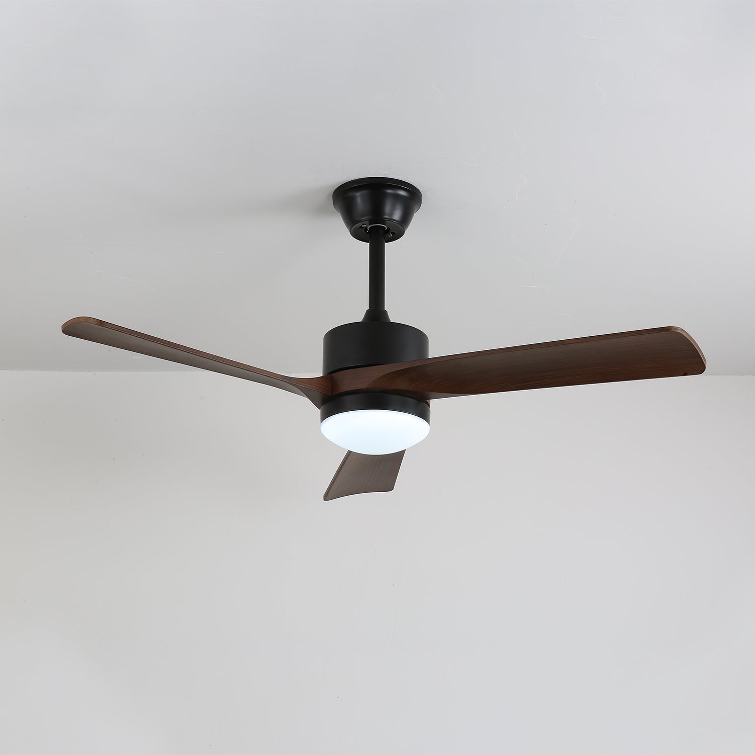 Evraeis Modern Wood Ceiling Fan Light - Letslighting