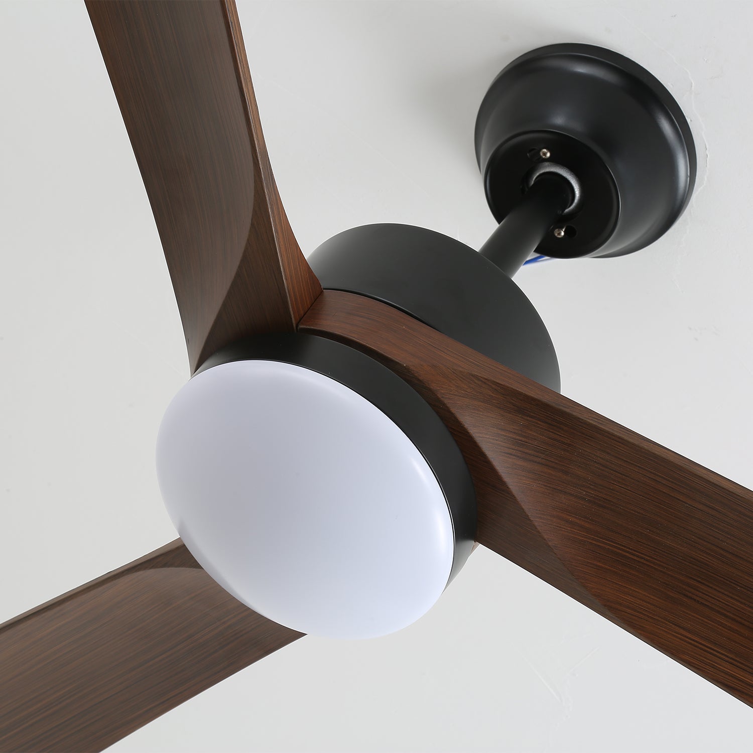 Evraeis Modern Wood Ceiling Fan Light - Letslighting